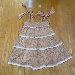 TUCKERNUCK x HYACINTH HOUSE Floral Bow Tie Tellie Mini Dress